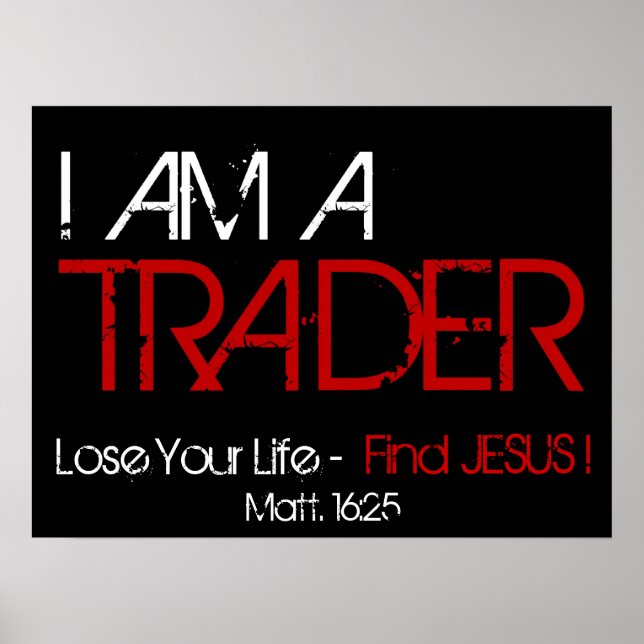 Eu Sou Um Poster TRADER (Frente)