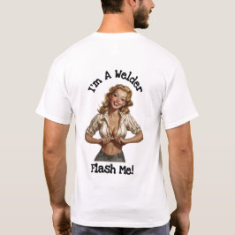 Eu sou um soldador me relembre em T-Shirt