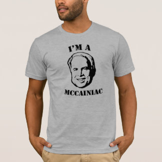 Eu sou um t-shirt de McCainiac/t-shirt de John
