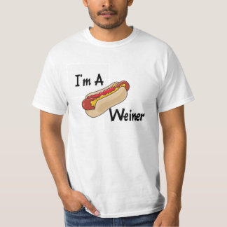 Eu sou um t-shirt de Weiner