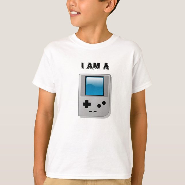 Eu sou um t-shirt dos miúdos de Game Boy (Frente)