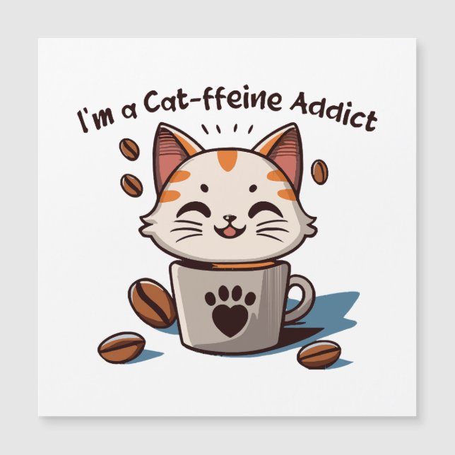 Eu sou um viciado em Cat-feína (Frente)