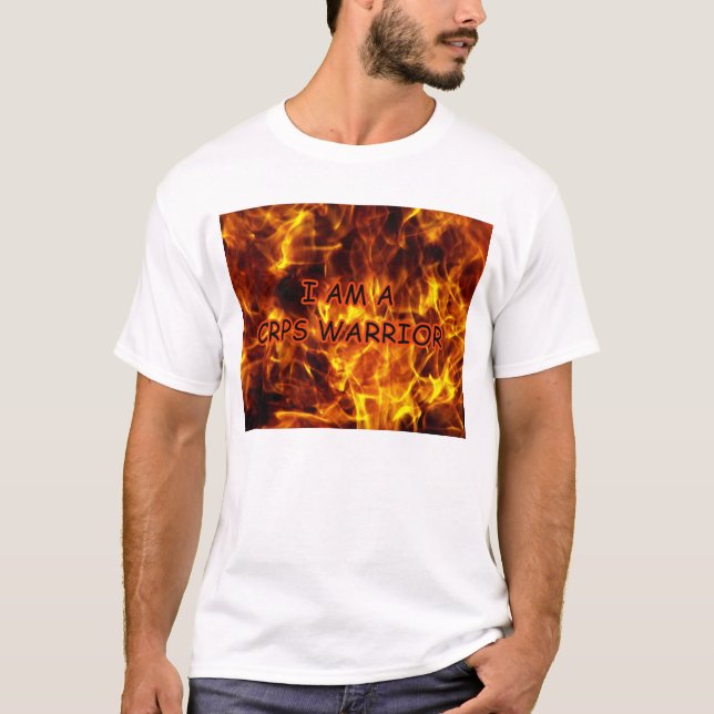 Eu sou uma CAMISA do guerreiro T de CRPS (Frente)