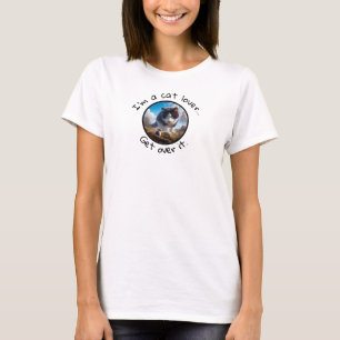 Eu sou uma camiseta Cat Lover com texto personaliz