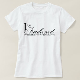 Eu sou uma camiseta de afirmação despertada oração
