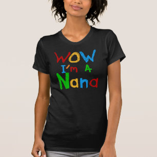 Eu sou uma camiseta de Nana e presentes