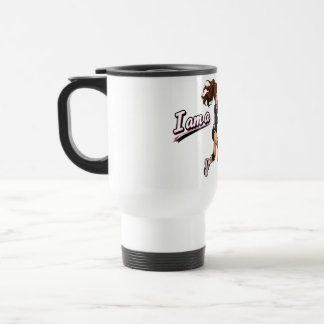 Eu sou uma Caneca de Viagem de Garota de Volei