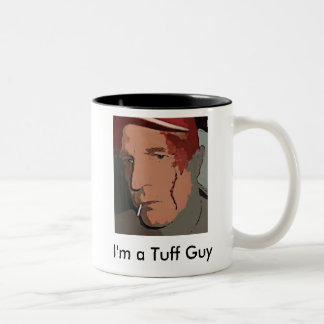 Eu sou uma caneca do logotipo da cara do tufo