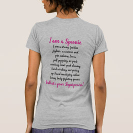 Eu sou uma Cinza da Spoonie T-Shirt