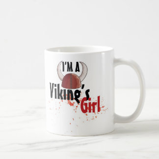 Eu sou uma menina de Viking - caneca