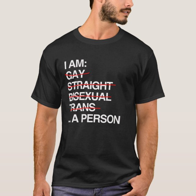 Eu sou uma pessoa - T-Shirt (Frente)