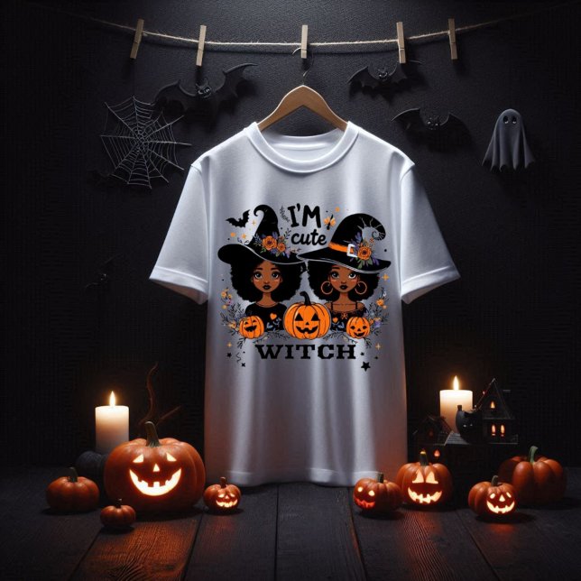 Eu sou uma t-shirt de bruxa (I'm Cute Witch T-shirt )