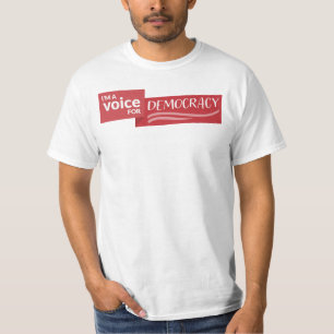 Eu sou uma Voz pela Democracia, T-Shirt