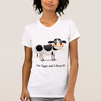 Eu sou vegetariano e eu sei-o pequeno t-shirt das