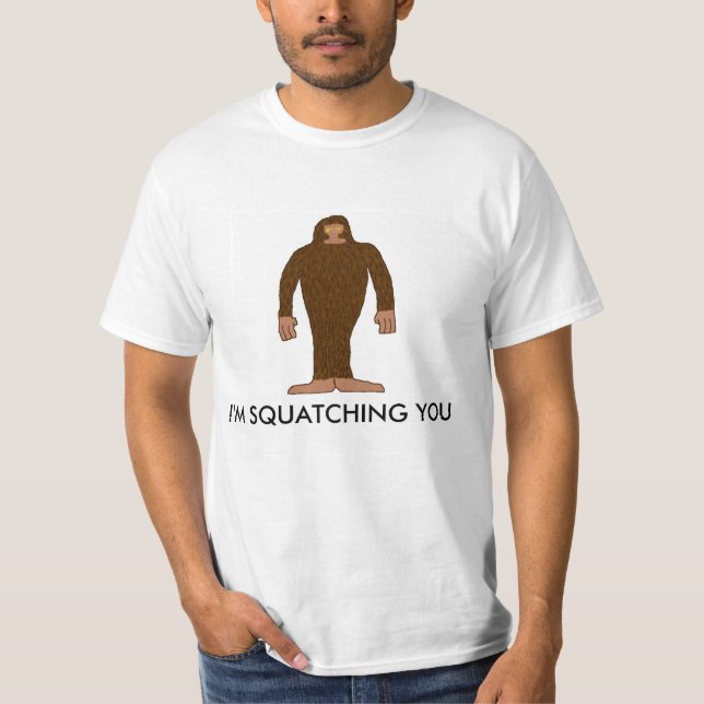 Eu squatching o t-shirt (Frente)