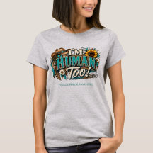 Eu Também Sou Humano! – Camiseta SR Back Porch Mus