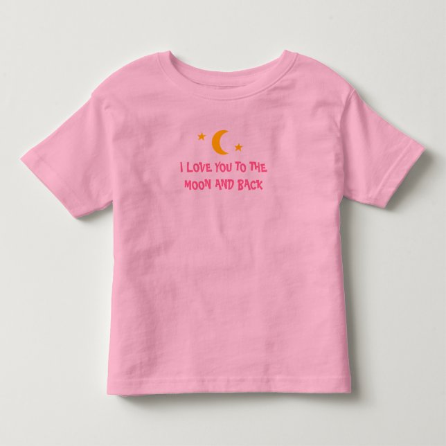 EU TE AMO À LUA E À CAMISA TRASEIRA DE CHILDS (Frente)
