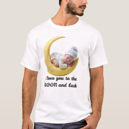 Eu Te Amo Até a Lua e de Volta Camiseta – Bebê Lua