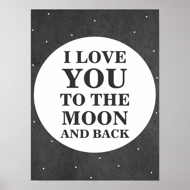 Eu Te Amo Até a Lua e de Volta | Poster (Frente)