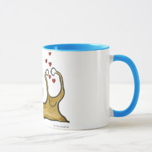 Eu te amo caneca do caracol