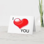 Eu te amo cartão do dia de são valentim do coração<br><div class="desc">Cartões especiais dos amantes</div>
