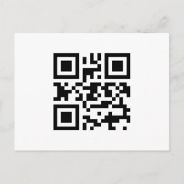 Eu te amo cartão postal QR