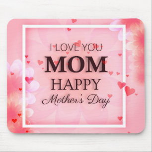 Eu te amo dia das mães Mousepad da mamã