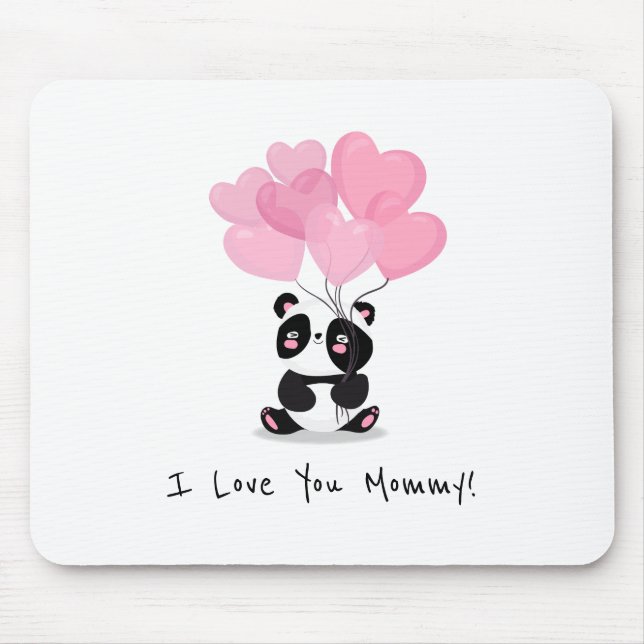 Eu Te Amo Dia de as mães De Mamãe | Mouse Pad (Frente)