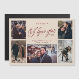 Eu Te Amo Dia de os namorados De Colagem De Fotogr