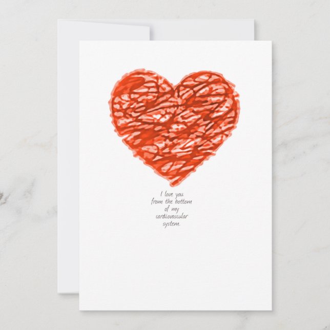 Eu te amo do meu sistema cardiovascular (Frente)