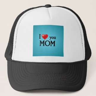 Eu te amo mãe boné design