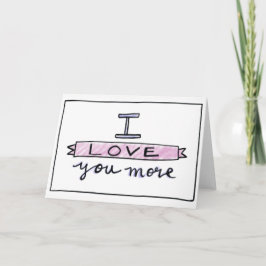 Eu te amo mais cartão, cartão do amor
