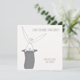 Eu Te Amo Mais Que Carrots - Dia de os namorados
