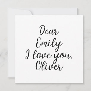 Eu Te Amo Modelo de Texto