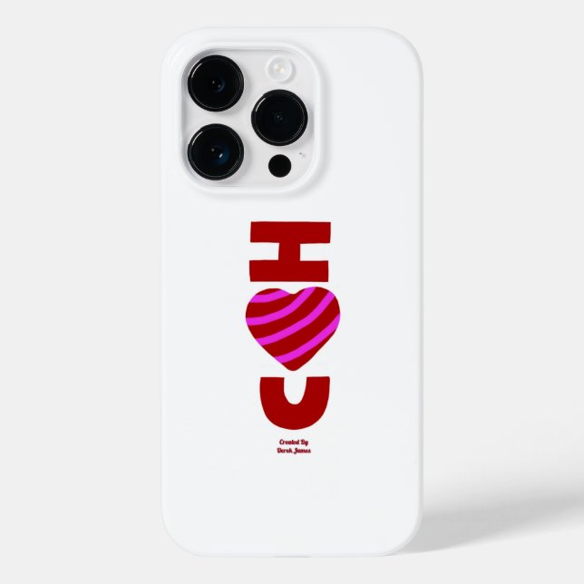 Eu Te Amo O Apple iPhone 14 Pro Case (Verso)