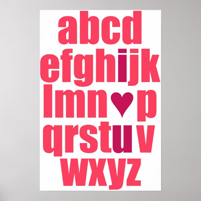 Eu te amo poster (Frente)