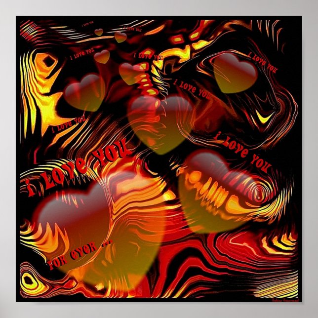 Eu te amo Poster (Frente)