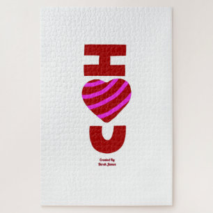 Eu te amo Quebra-cabeça de 50,8 cm x 76,2 cm
