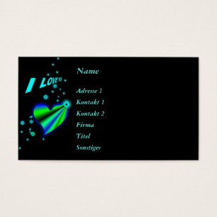 Eu te amo, Rainbow Heart com Stars em preto