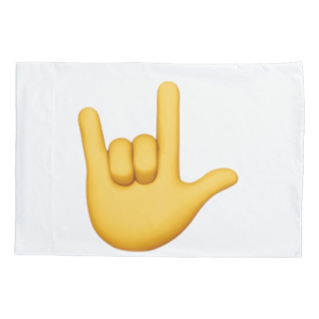 Eu Te Amo Sinal De Mão - Emoji (Verso)