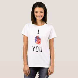 "Eu te amo" t-shirt