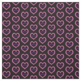Eu Te Amo Tecido Fundo Negro
