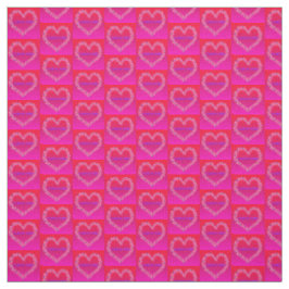 Eu Te Amo Tecido Fundo Rosa