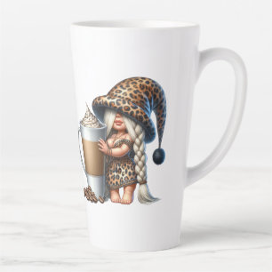 Eu te amo um latte 17 oz. Caneca