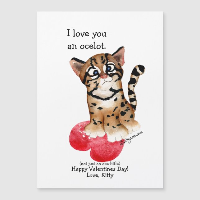 Eu te amo um ocelot (Frente)