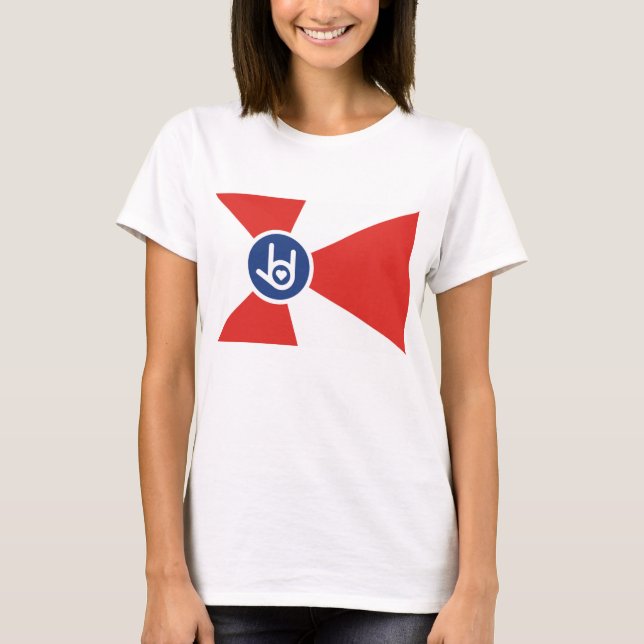 Eu Te Amo Wichita Flag T-Shirt (Frente)