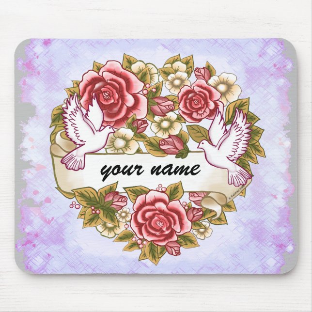 Eu Te Desposo mousepad de casamento (Frente)