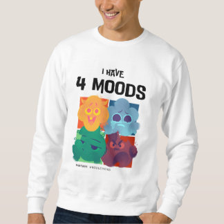 "Eu tenho 4 Moods", camiseta gráfica para homens