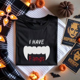 Eu Tenho Camiseta De Halloween De Vampiro De Presa