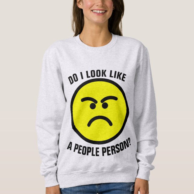 EU TENHO CARA DE GENTE? Camisetas engraçadas (Frente)